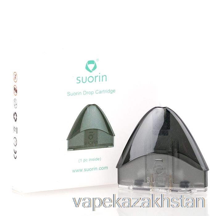 Vape Kazakhstan Suorin Drop Replacement Pod Cartridges Single - Black